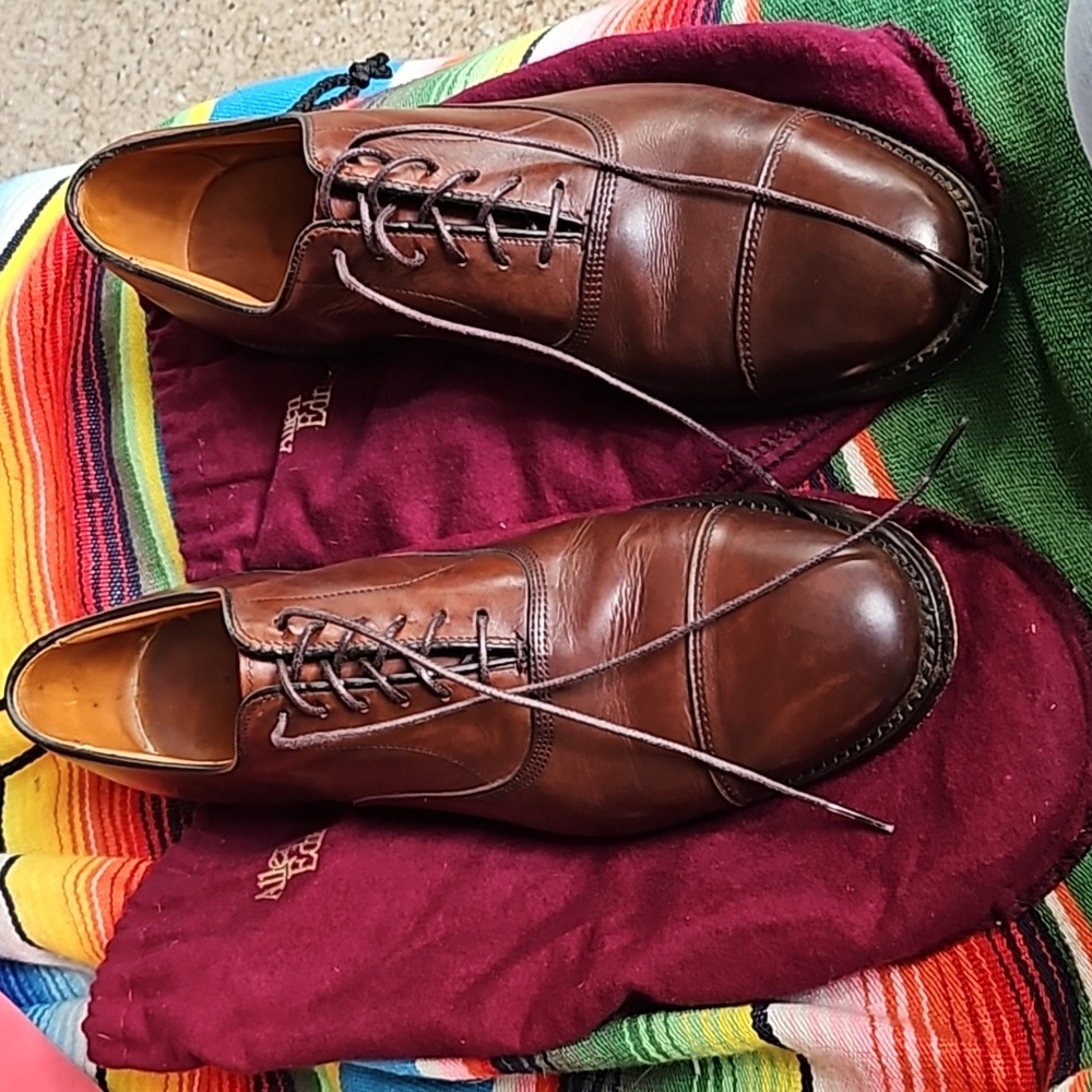 Allen Edmonds Brown Leather Oxfords
